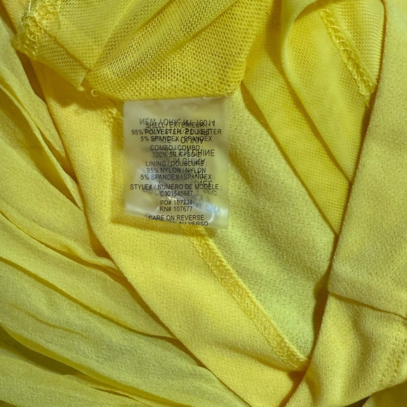 Alice + Olivia Goddess Yellow Mini Dress - Picture 11 of 12